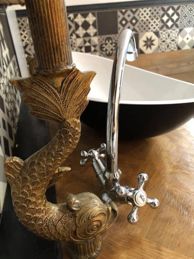 Appartement Romantique Parisien, Baignoire Retro Au Pied Du Lit ブローニュ・シュル・メール エクステリア 写真
